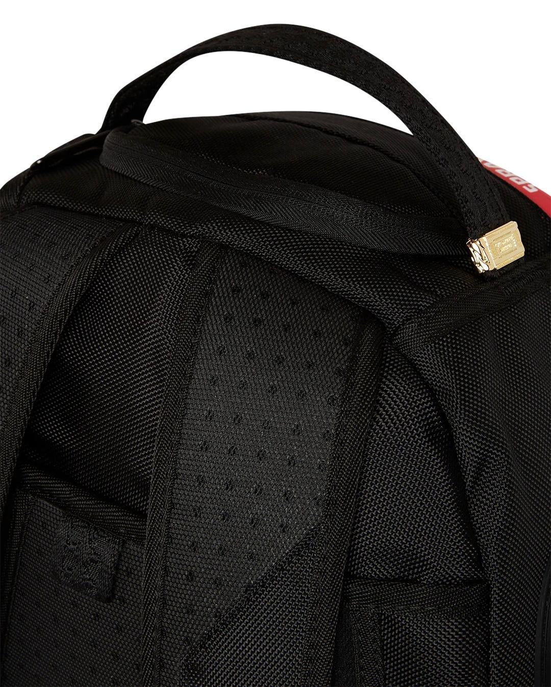 Zaino Sprayground nero Printed zipper shark dlxr backpack