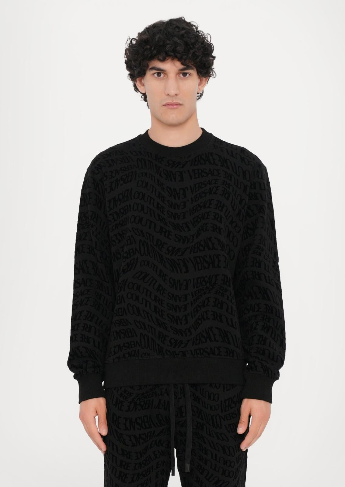 Felpa Versace Jeans Couture "Logomania" girocollo uomo