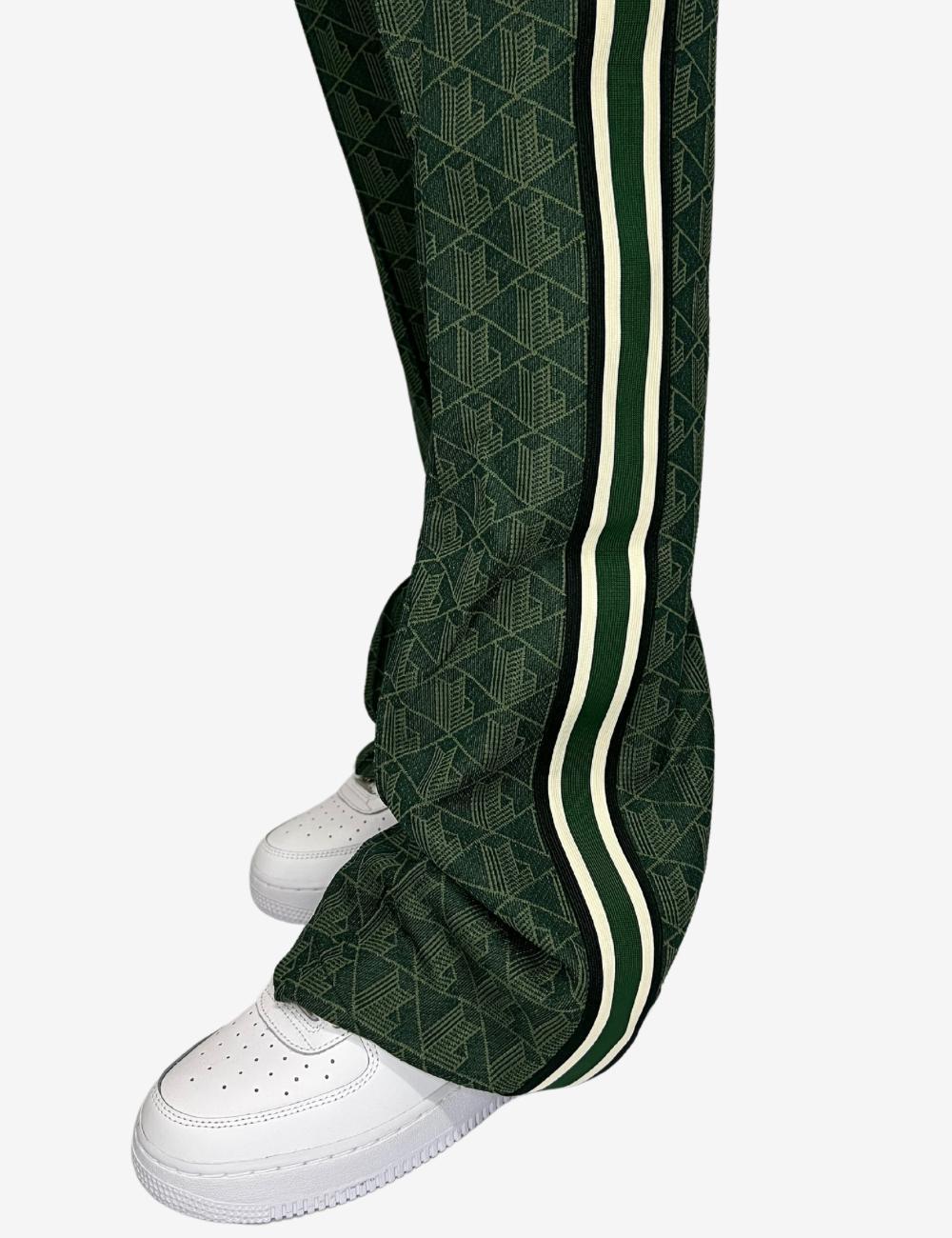 Pantalone Lacoste logato allover donna