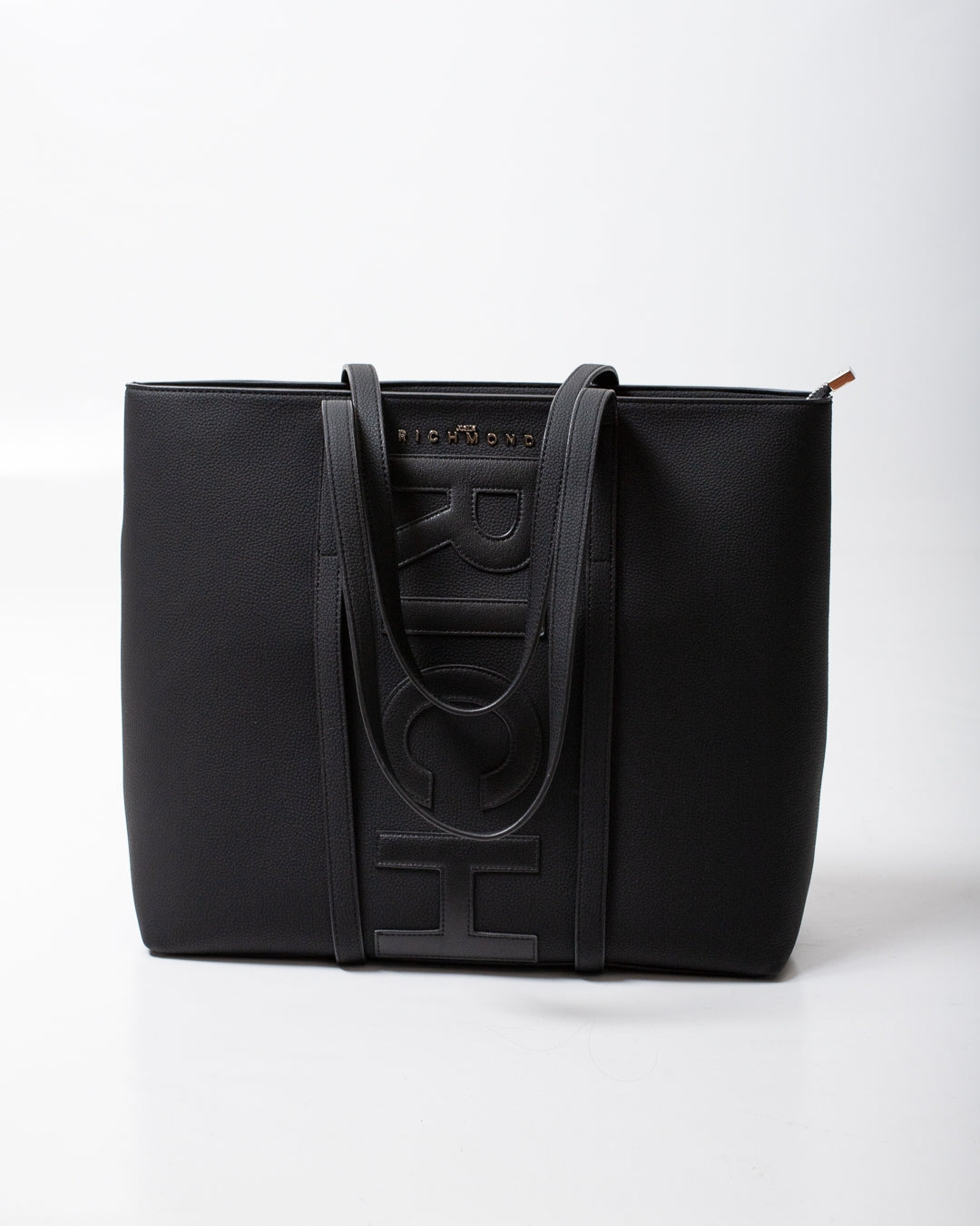 Borsa John Richmond "Shopping Bag" con logo patch donna