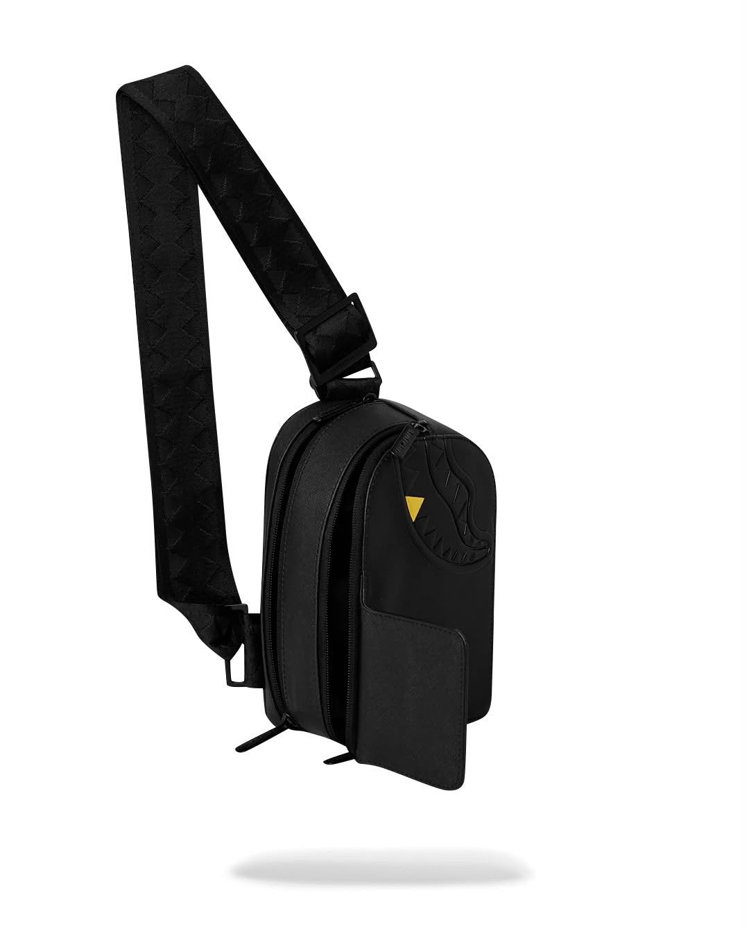 Tracolla Sprayground nero BLACKED OUT EMBOSSED GOLD TOOTH BACKPACK SLING
