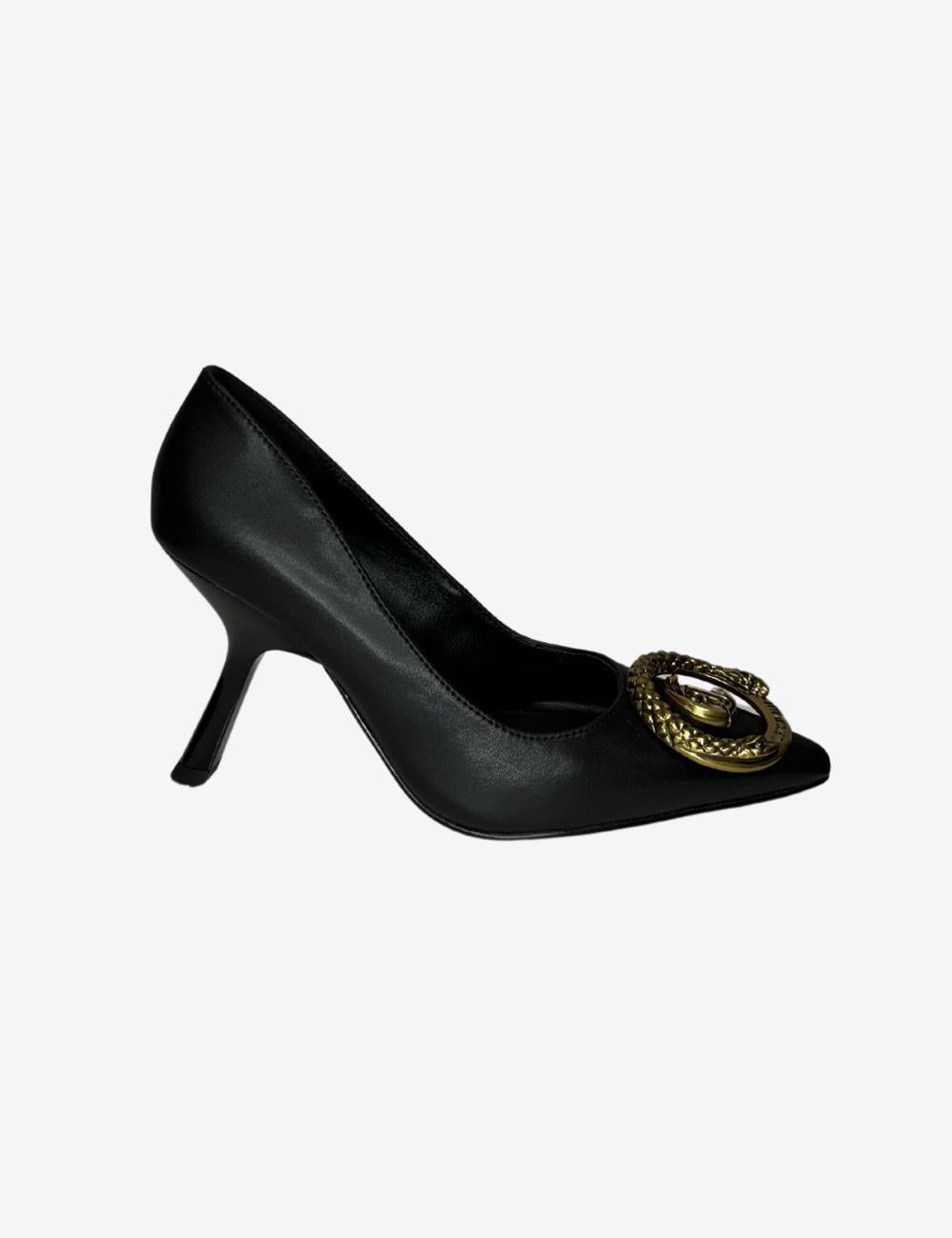 Tacco Just Cavalli con logo metallico donna