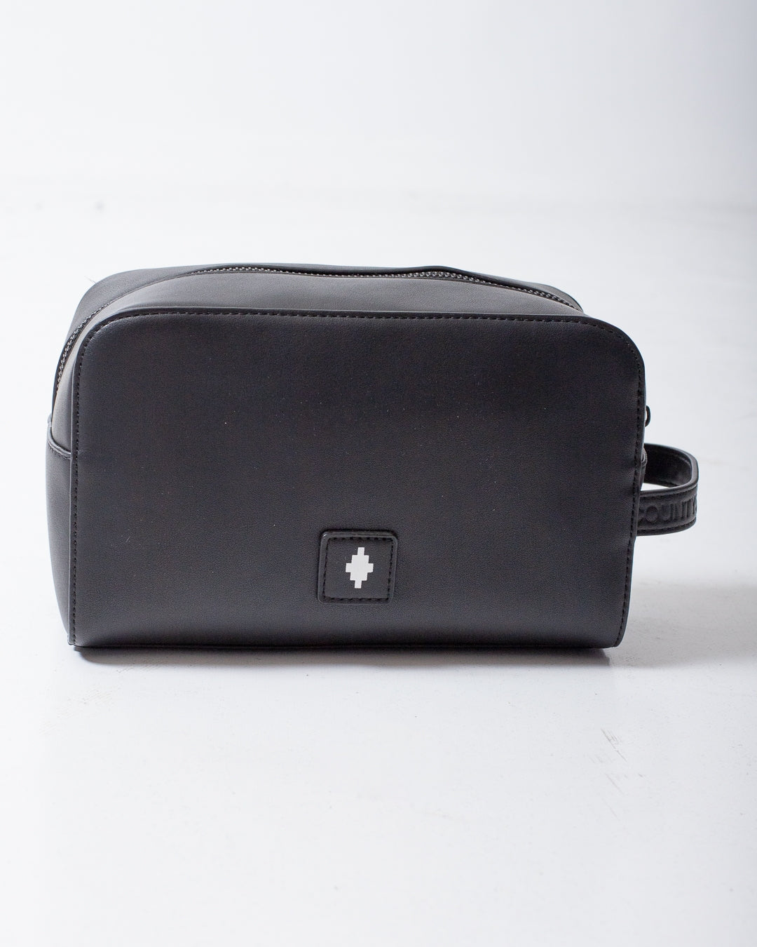 Pochette Marcelo Burlon beauty in ecopelle con logo wings colorfull