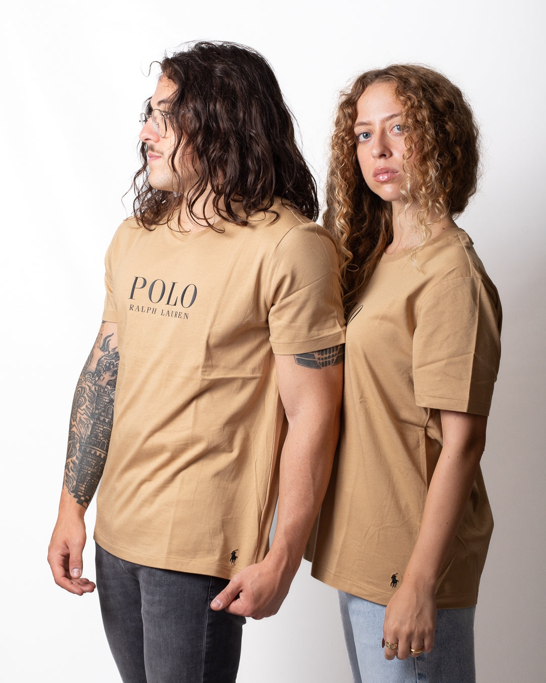T-Shirt Polo Ralph Lauren con logo e ricamo uomo