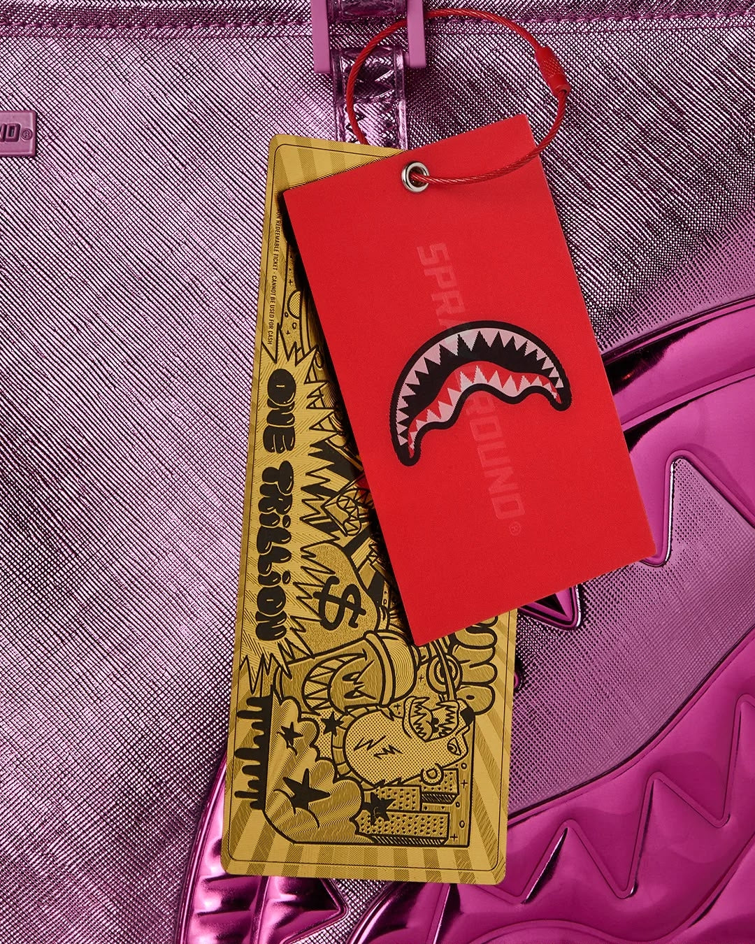 Borsa Sprayground fucsia METALLIC PINK METALLIC DRIP TOTE