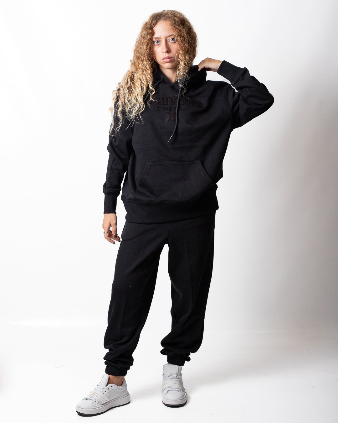 Felpa Richmond X con cappuccio e logo in rilievo donna