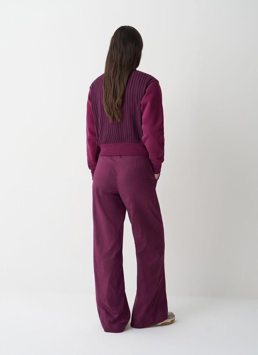 Felpa Colmar a tracce fullzip donna