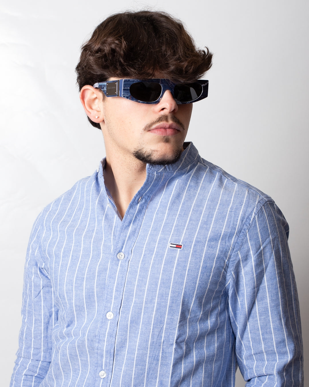 Camicia Tommy Jeans regular a strisce uomo