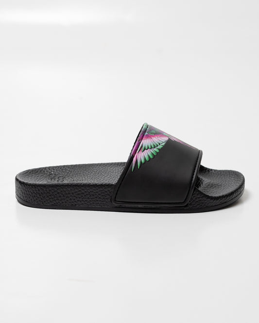 Ciabatte Marcelo Burlon in gomma "Icon Wings Pink" donna