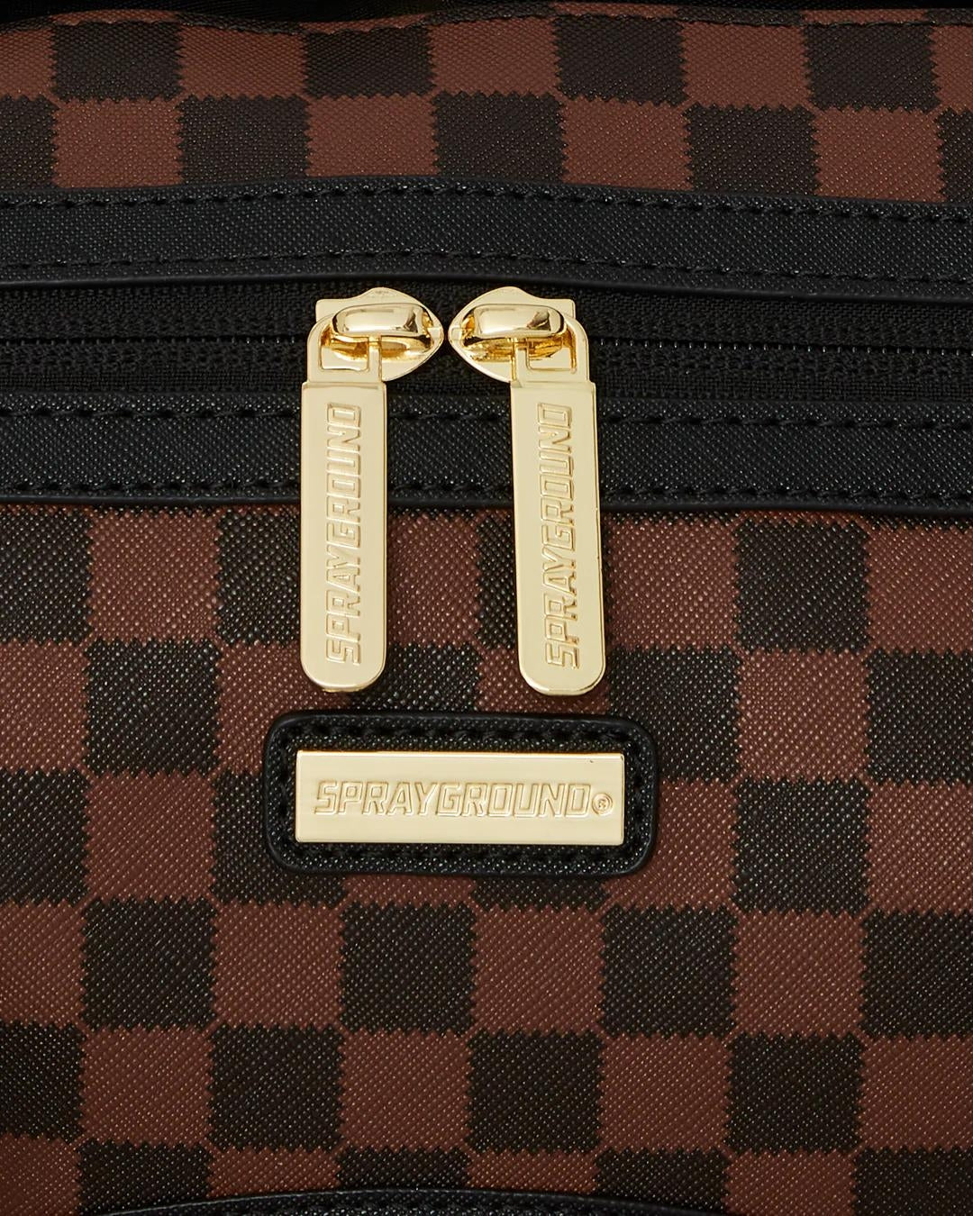 Borsa Sprayground marrone Sawtooth sharks in paris mini duffle