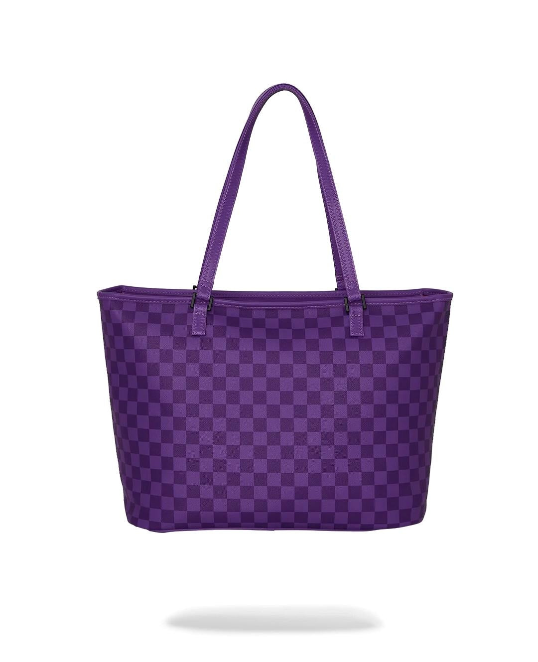 Borsa Sprayground viola Purple Shark sharks in paris tote