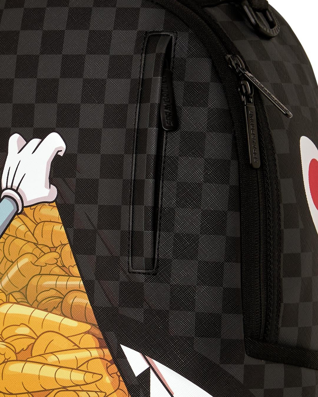 Zaino Sprayground nero LOONEY CARROT STASH BACKPACK