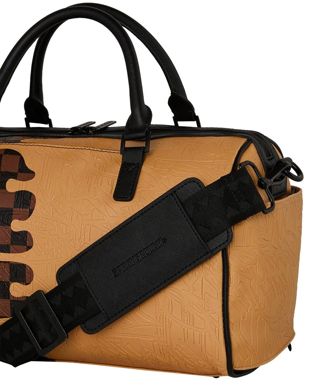 Borsa Sprayground marrone HENNY MELT MINI DUFFLE