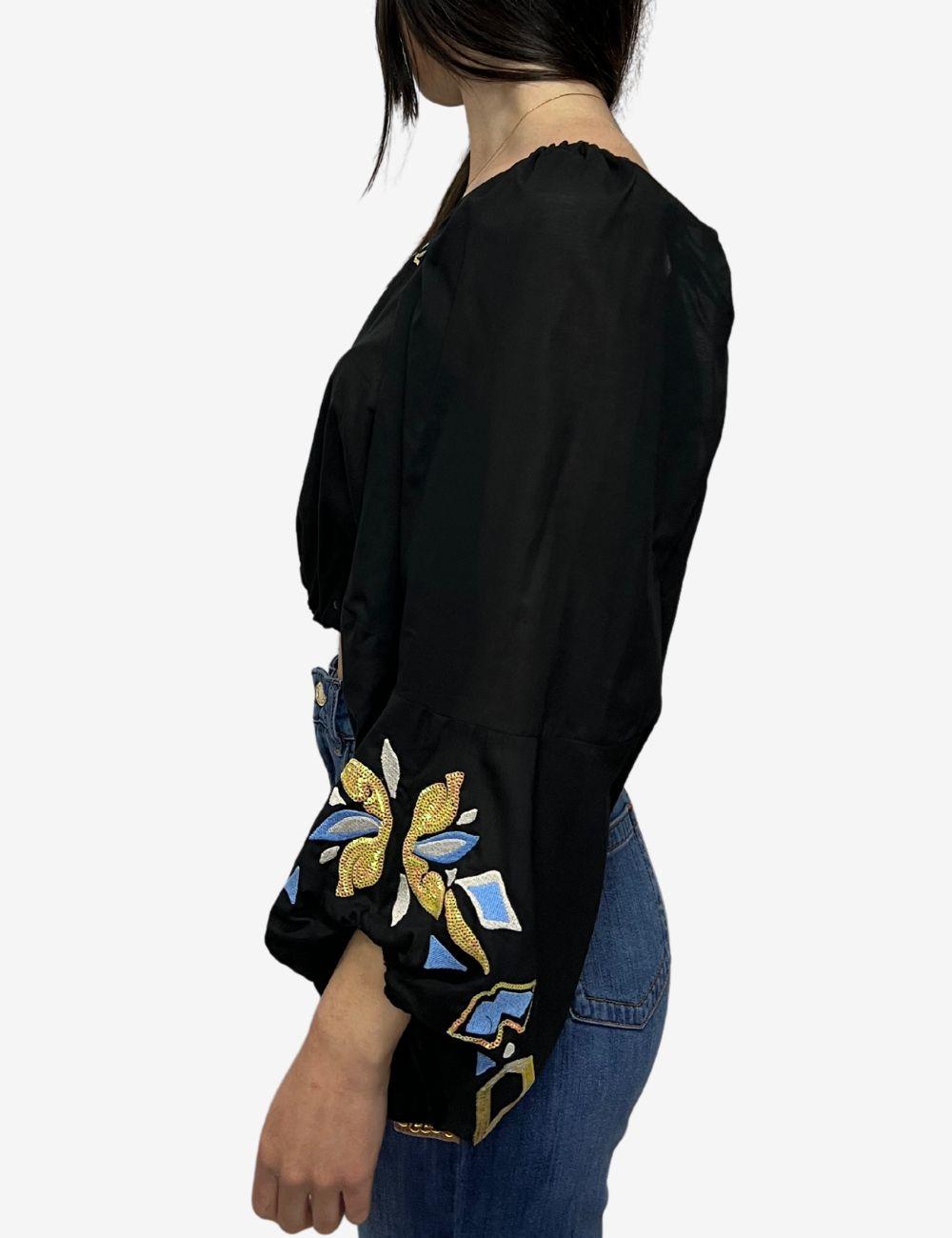 Blusa Nenette con ricami donna