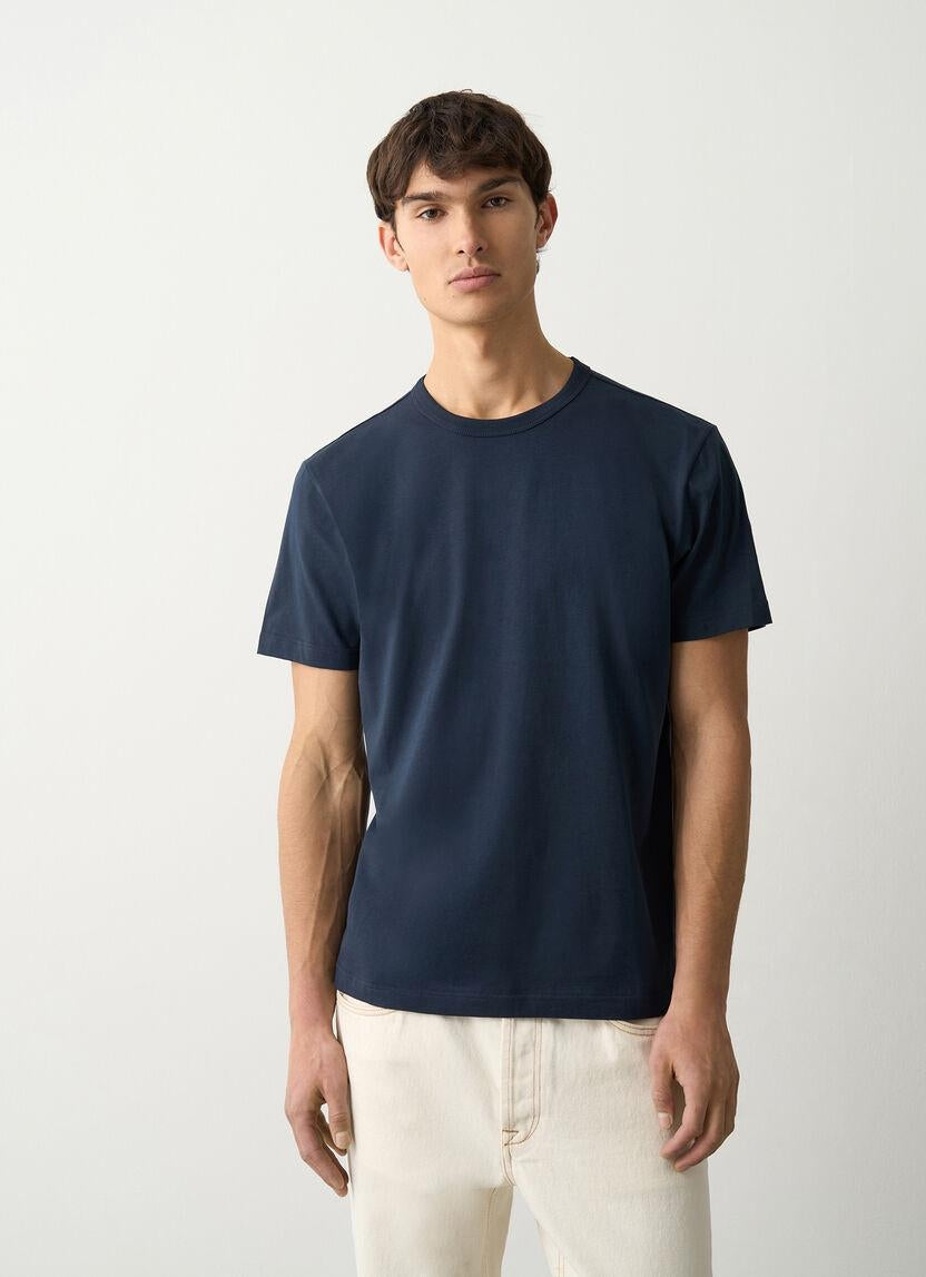 T-Shirt Colmar basic con logo in gomma uomo