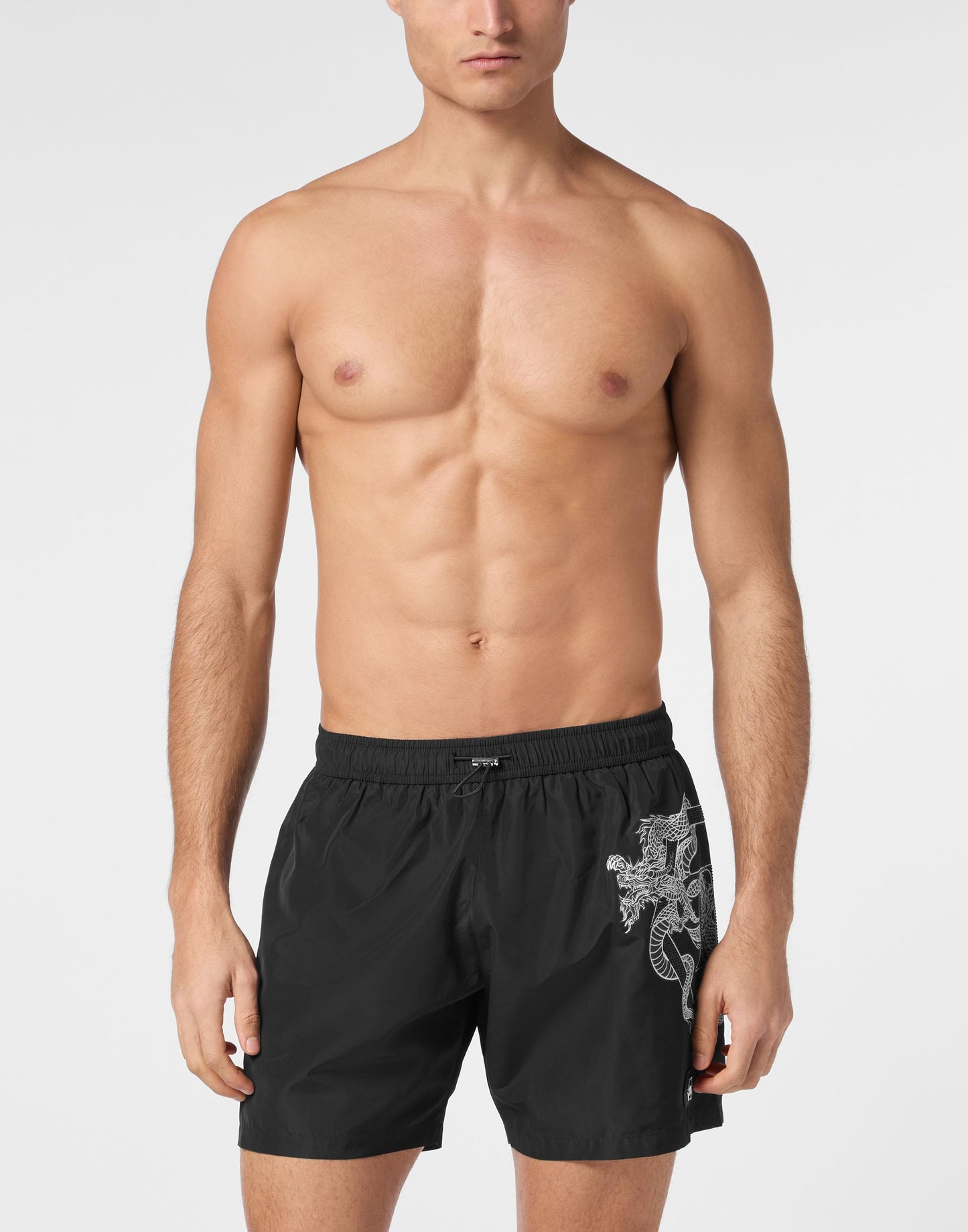 Boxer mare Philipp Plein con stampa "dragon" e applicazione uomo