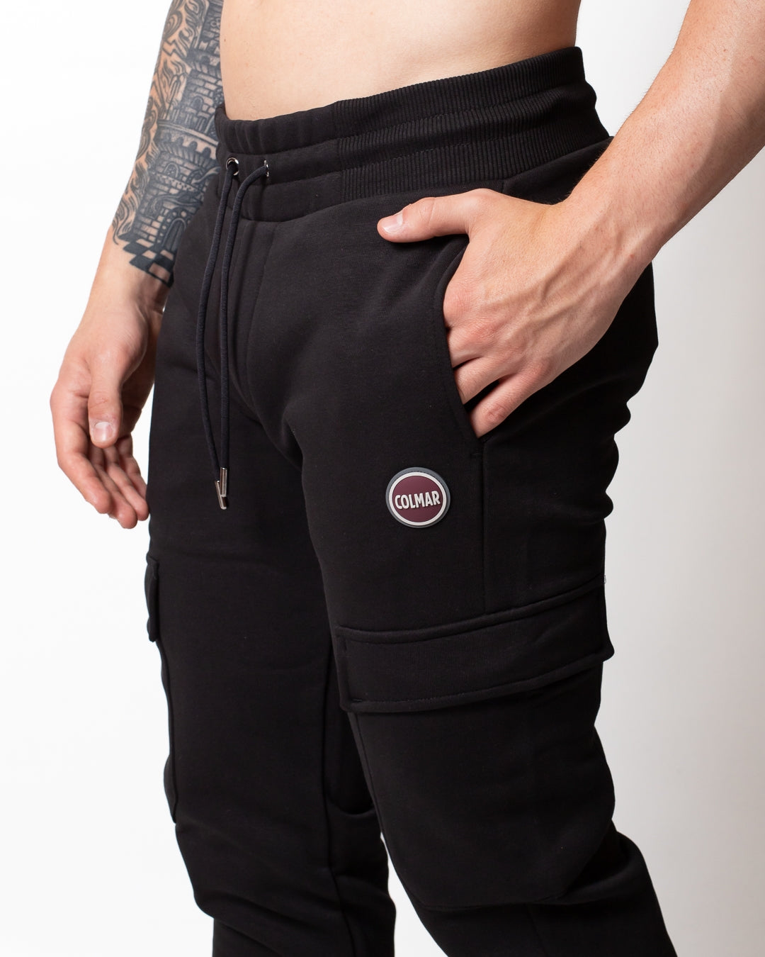 Pantalone Colmar cargo in felpa uomo