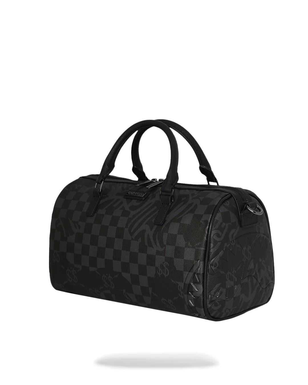Borsa Sprayground nero 3AM check mini duffle