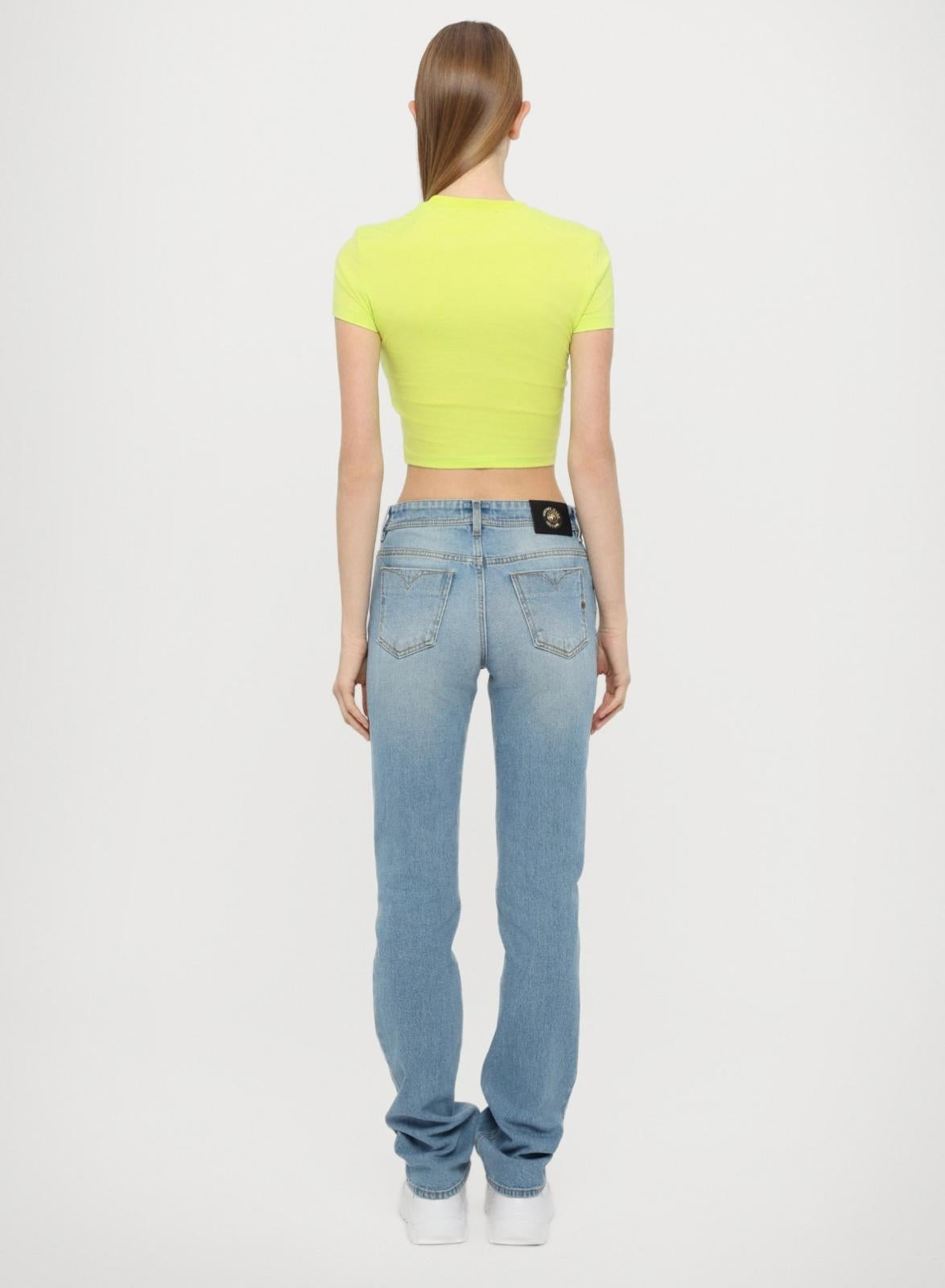 T-Shirt Versace Jeans Couture "Baroque strass" donna