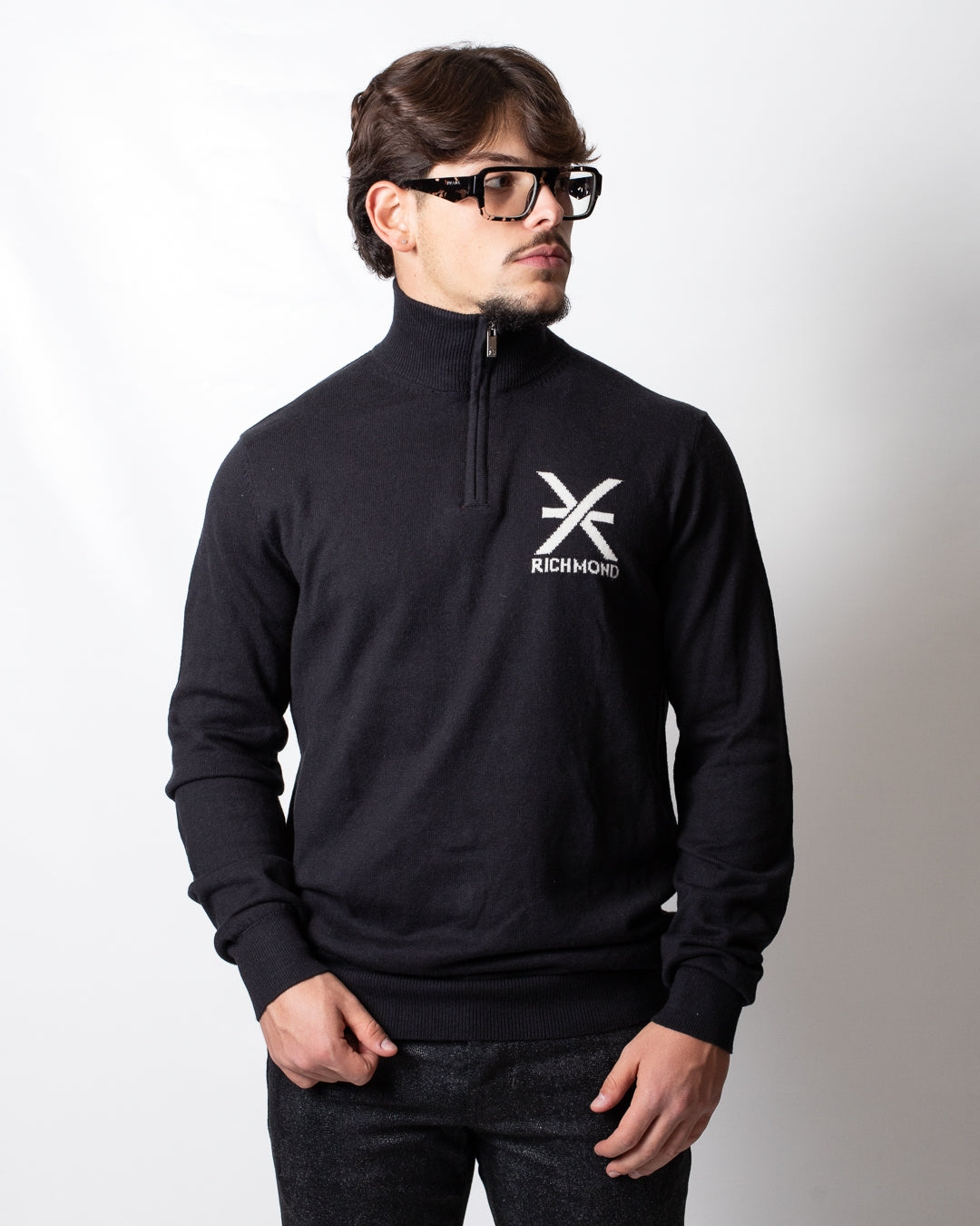 Maglia Richmond X mezza zip uomo
