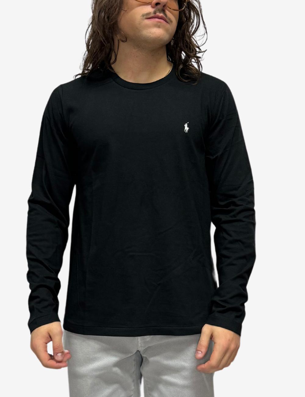 T Shirt Polo Ralph Lauren basic manica lunga uomo Specchio Boutique