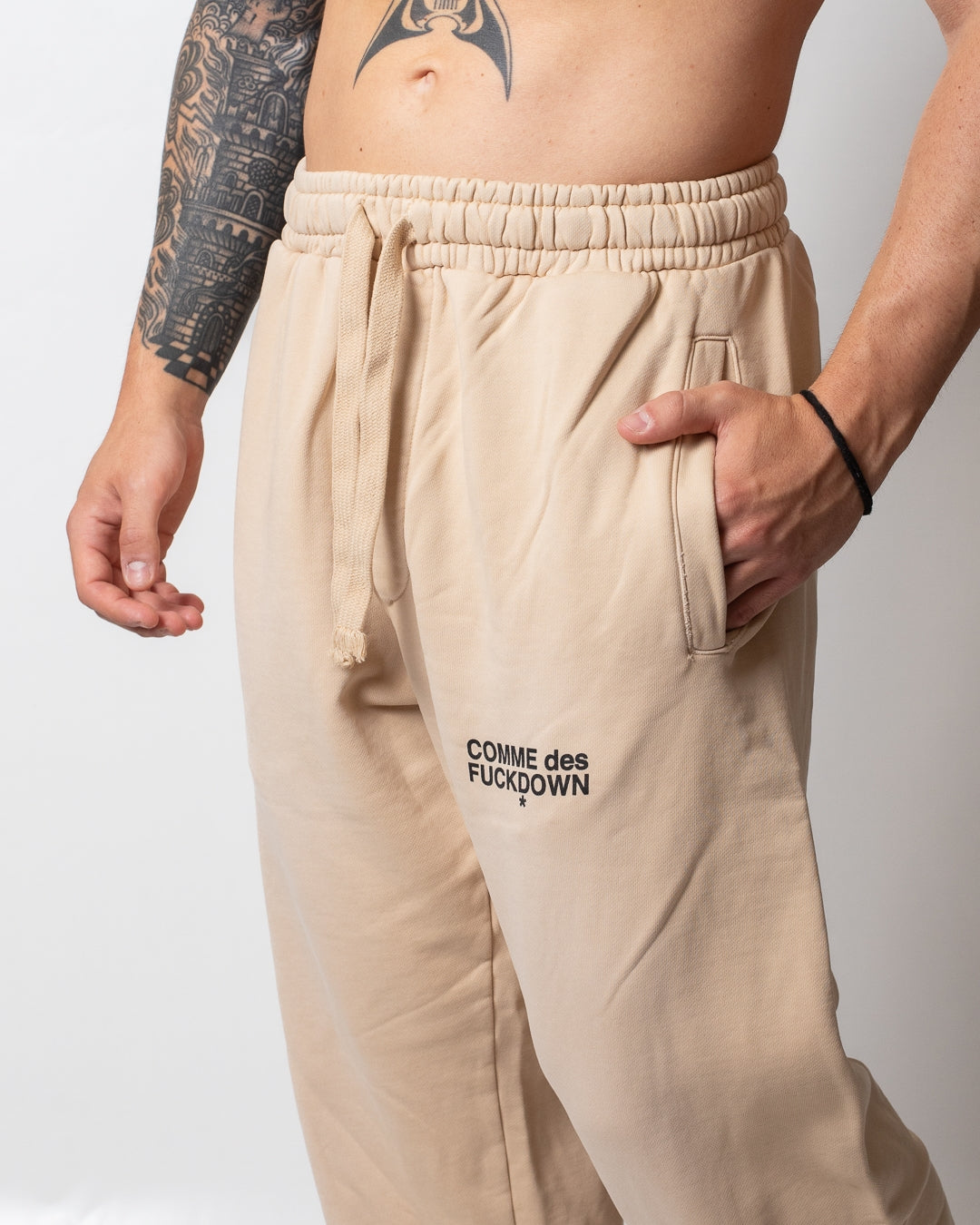 Pantalone Comme des Fuckdown in felpa con logo uomo