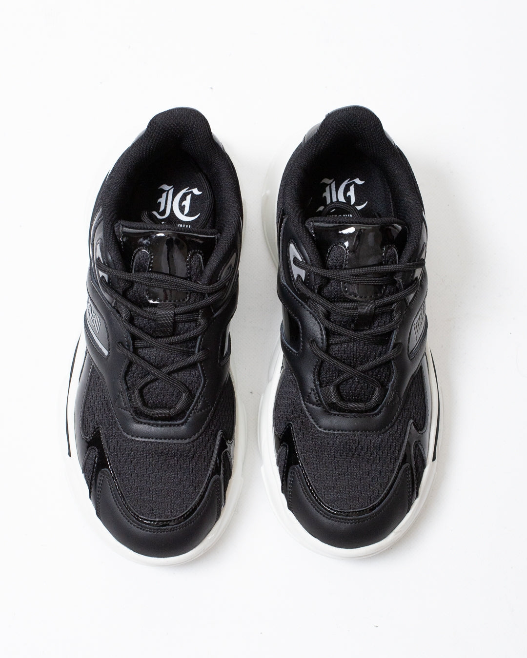 Sneakers Just Cavalli in rete con logo a contrasto uomo