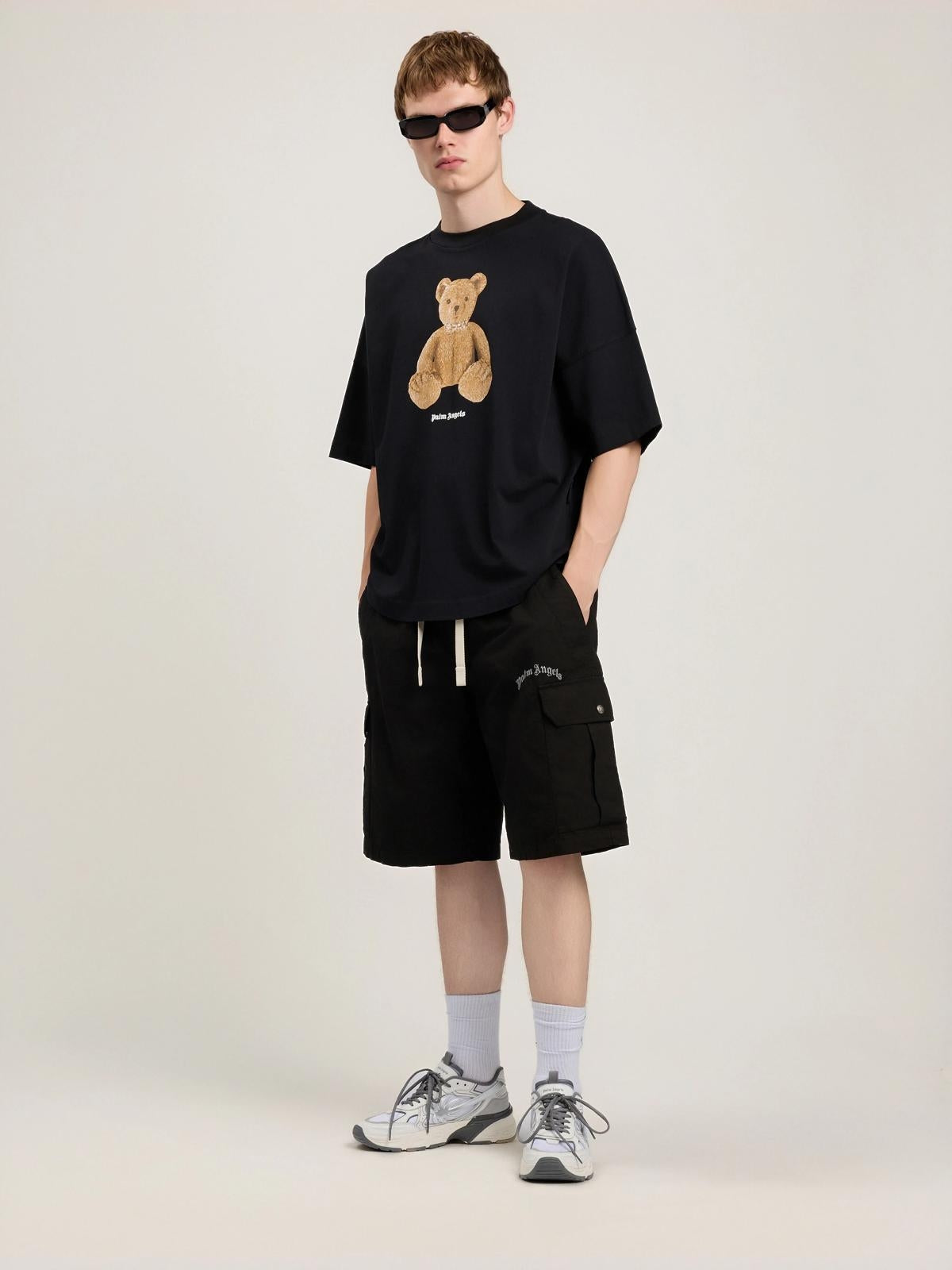 Bermuda Palm Angels "Curved Logo Loose Cargo" uomo