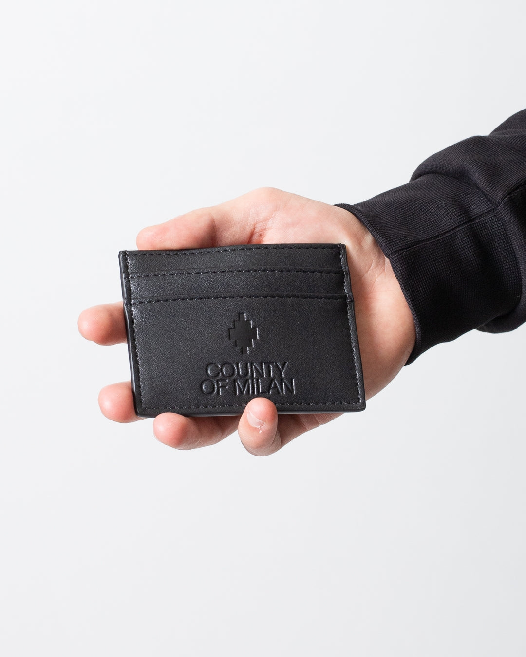 Portacarte Marcelo Burlon "County" in ecopelle logato