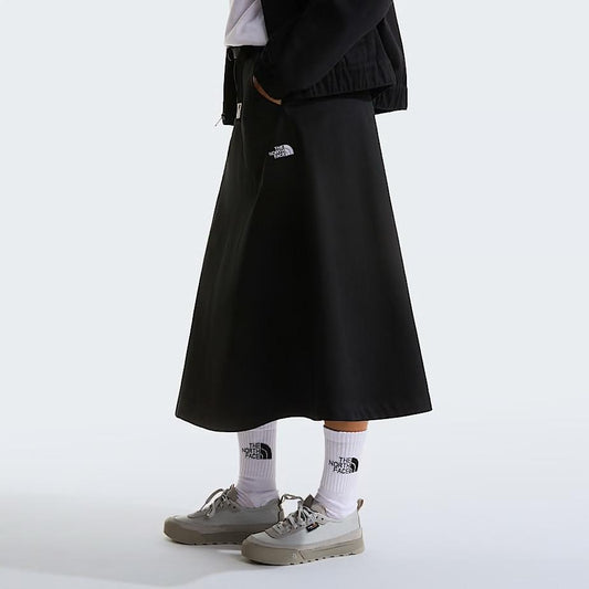 Gonna The North Face in twill con cintura donna