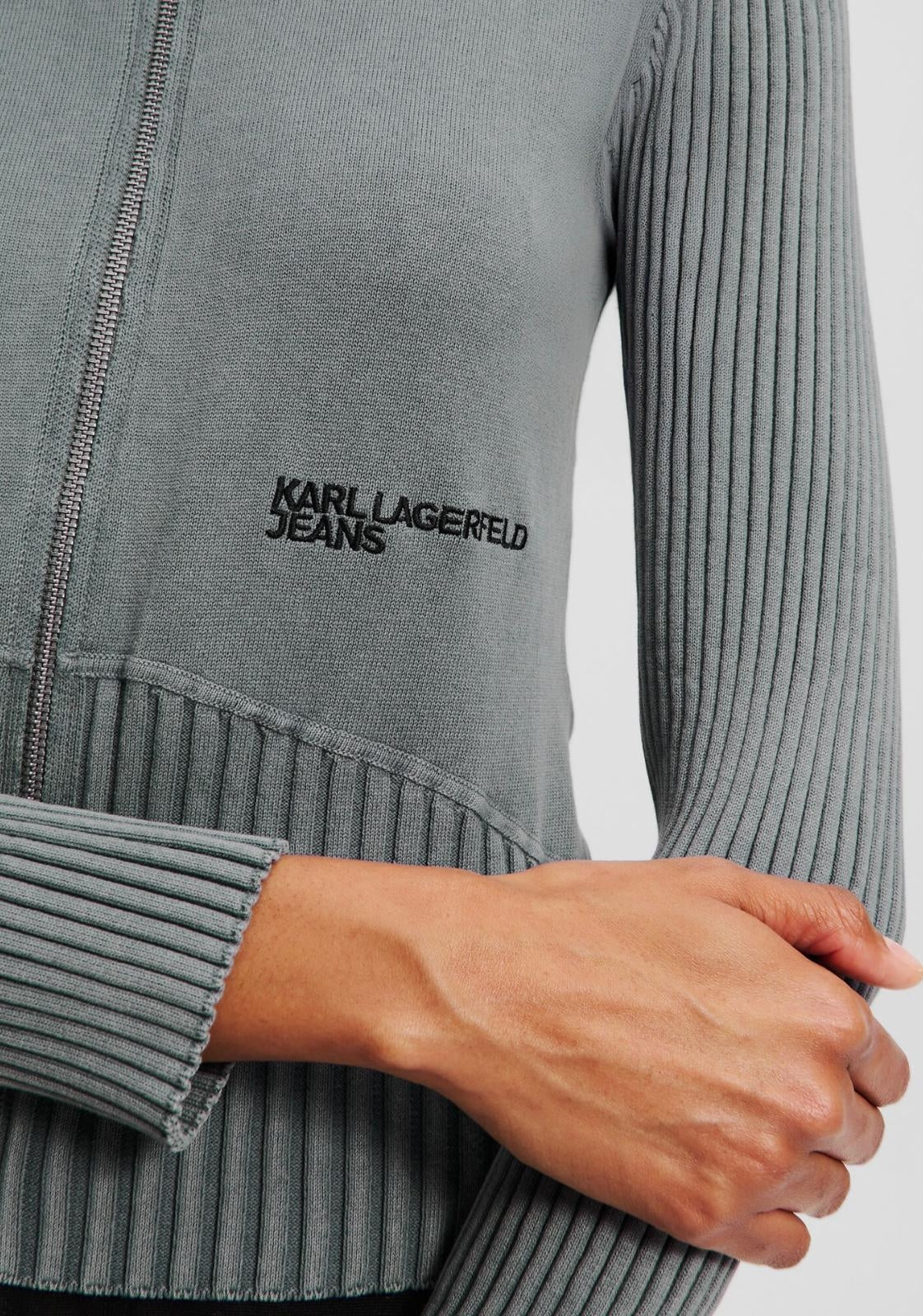 Maglia Karl Lagerfeld Jeans con zip donna