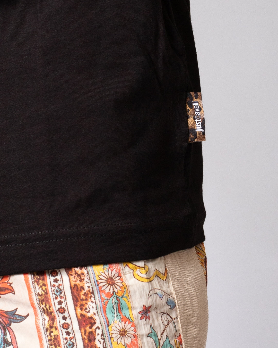 T-Shirt Just Cavalli "Logo Twigs" uomo