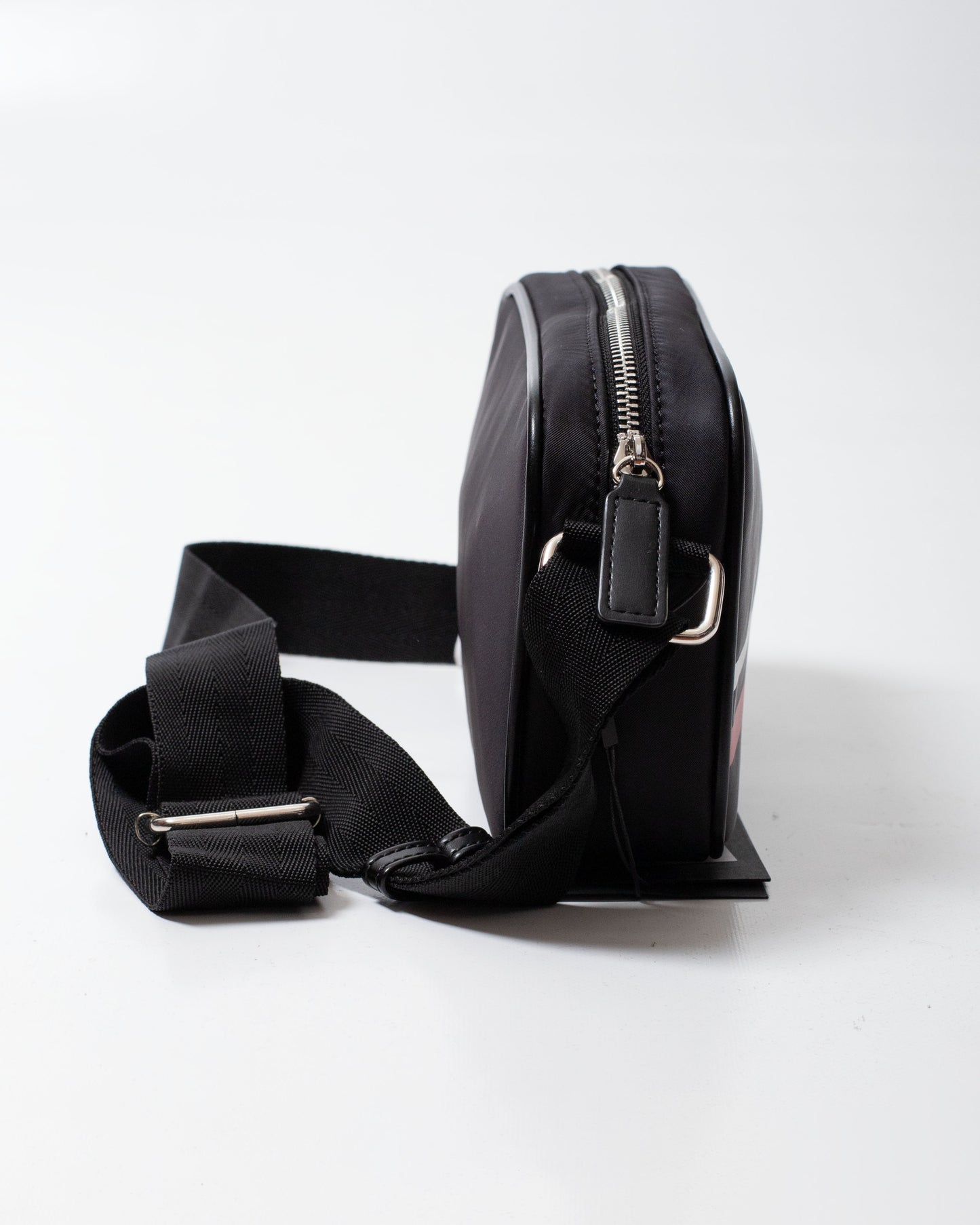 Tracolla GCDS in nylon "Logo Stripes"