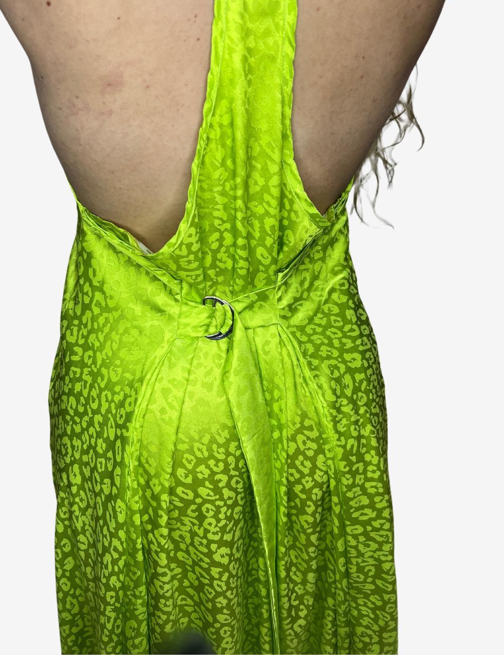 Abito Jaycì in raso animalier donna