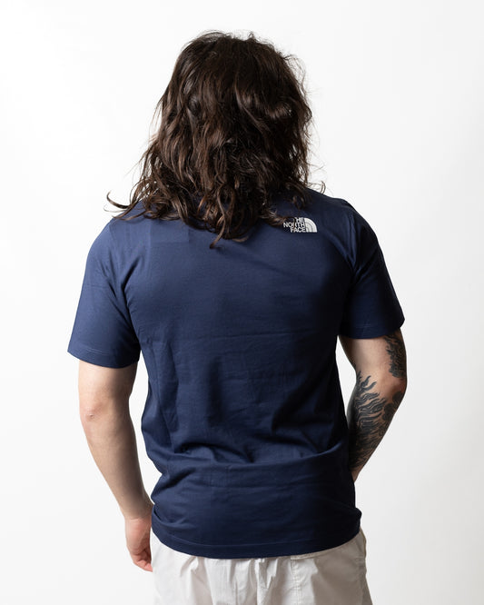 T-Shirt The North Face regular maxi logo uomo