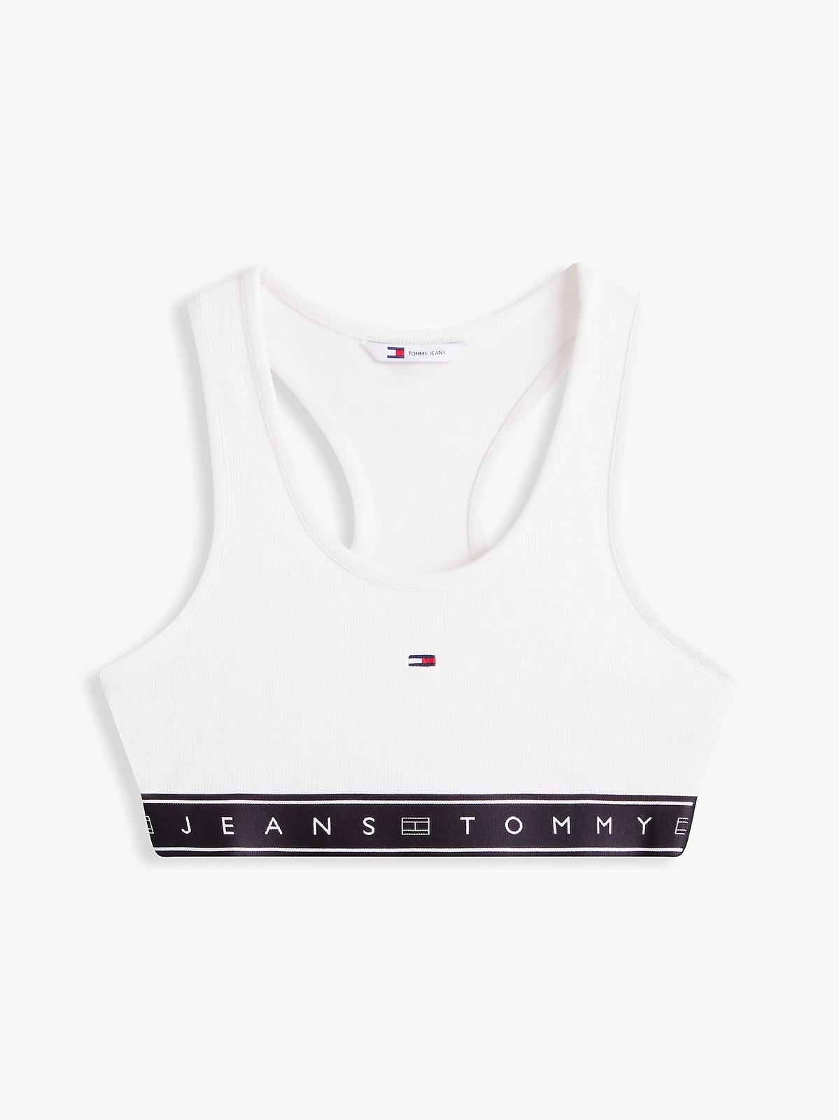 Top Tommy Jeans tape bra donna