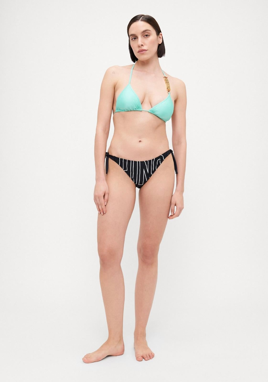Slip mare Moschino Swim con maxi logo donna