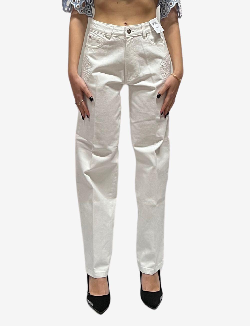 Jeans Silvian Heach con ricami donna