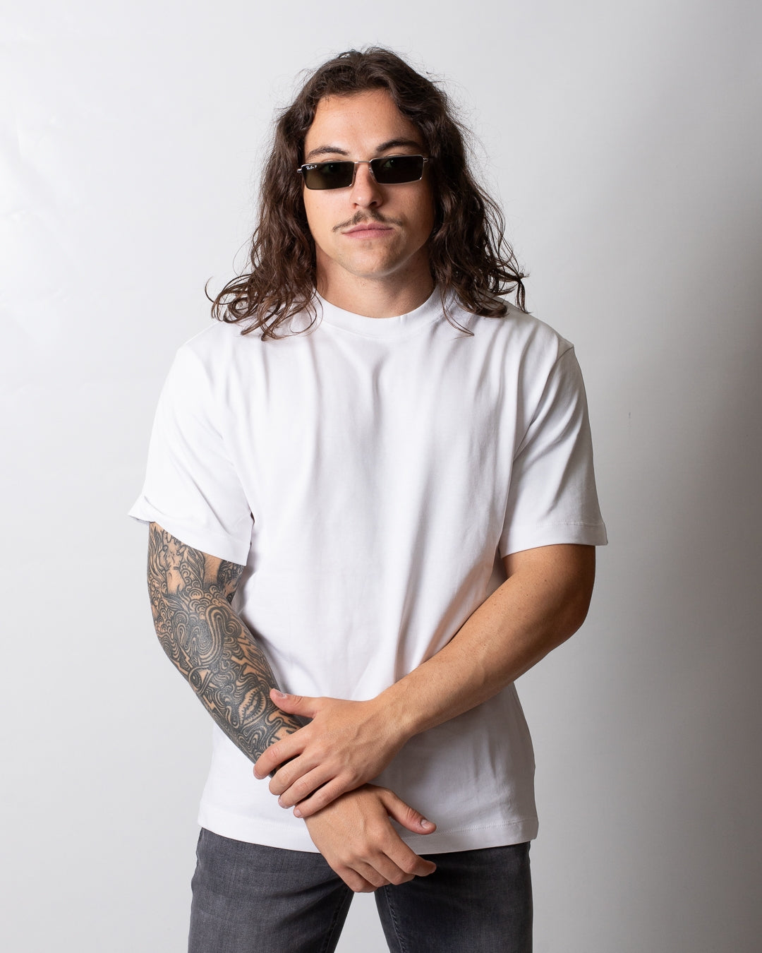 T-Shirt Richmond X con logo e strass uomo