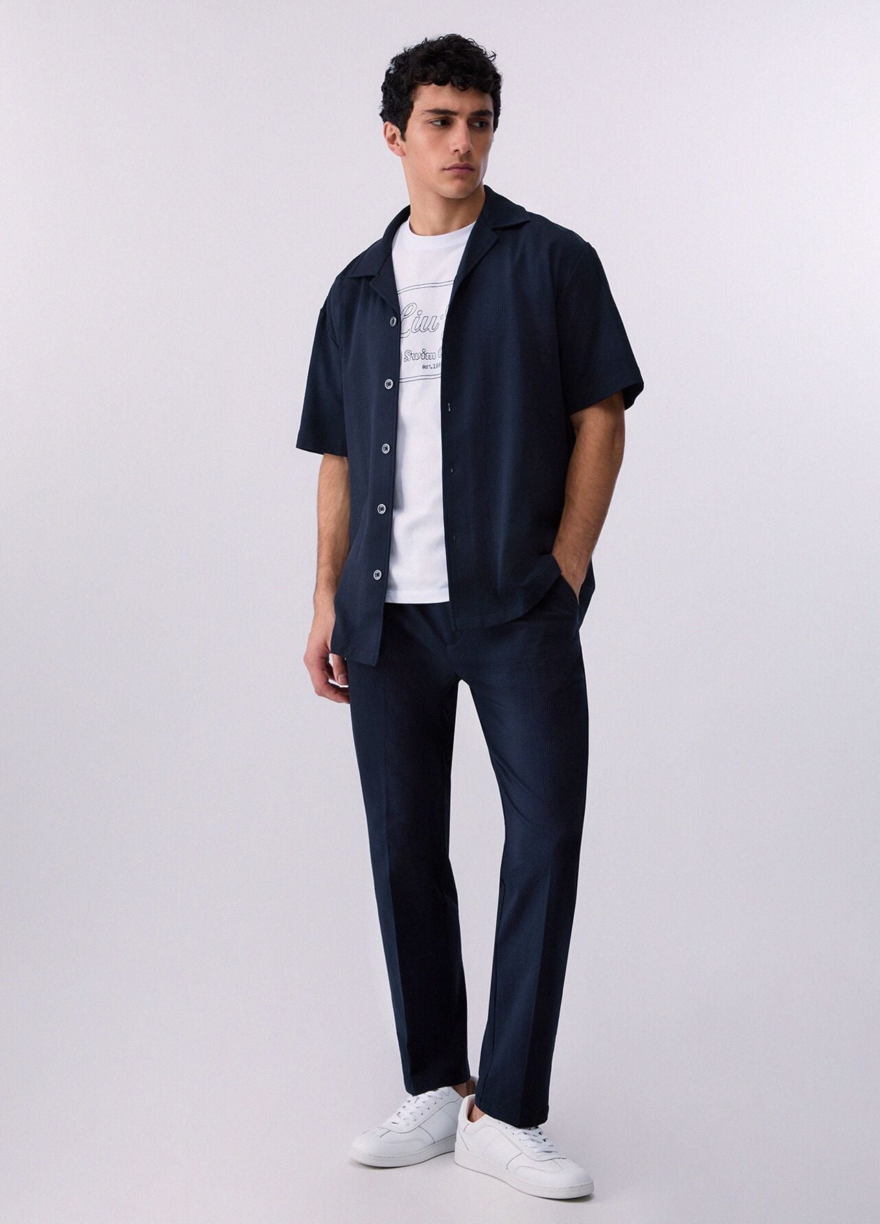 Pantalone Liu Jo morbido in costina uomo