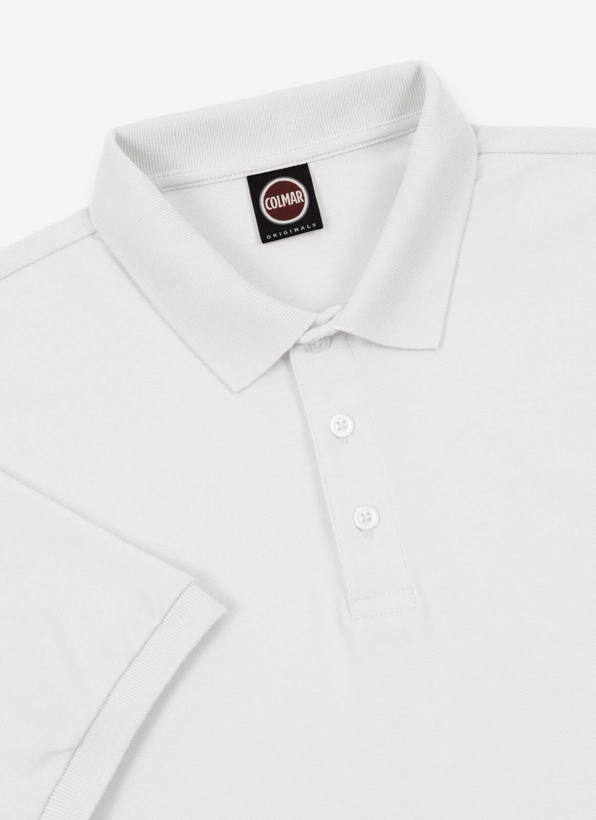 Polo Colmar con logo in silicone manica uomo