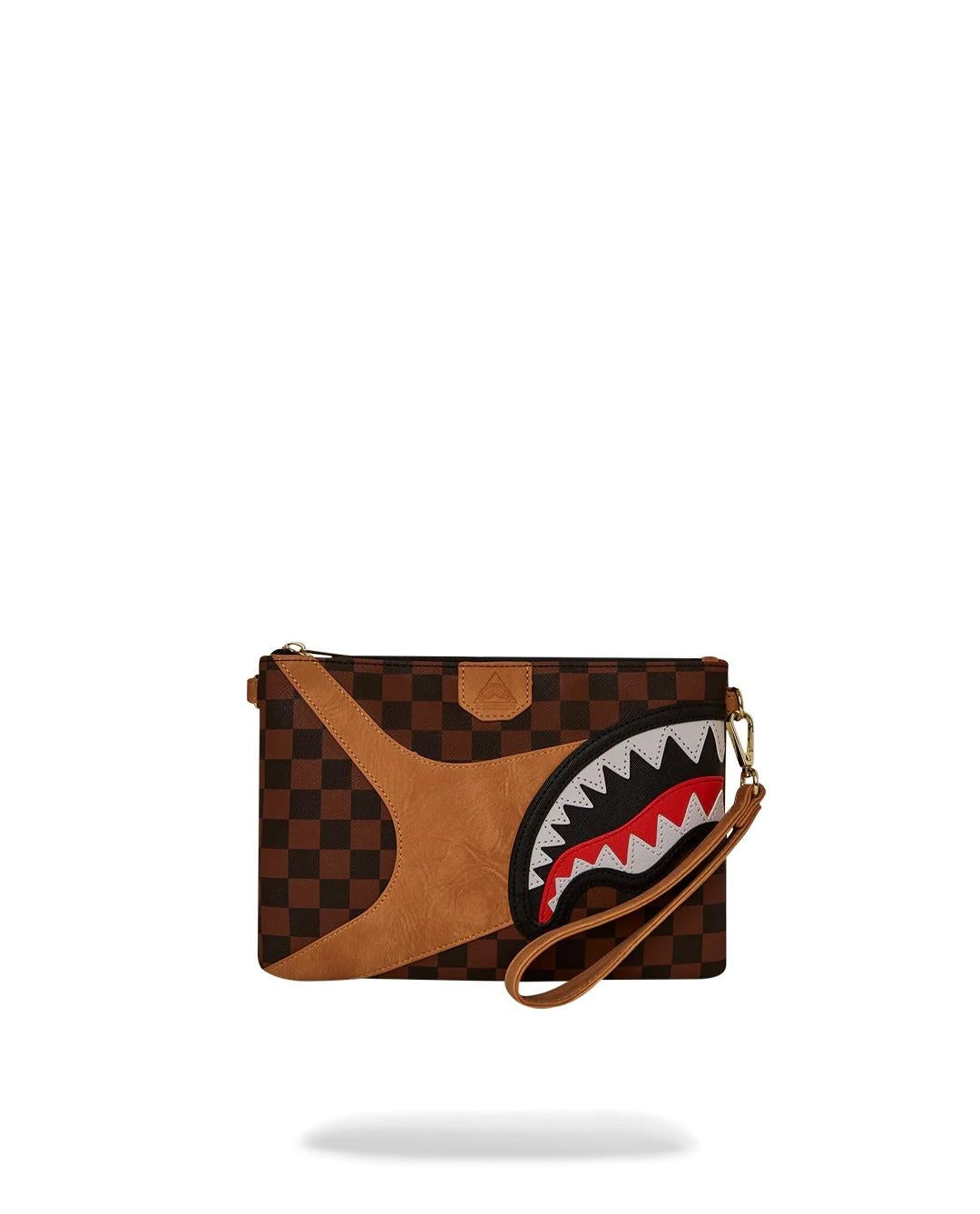 Pochette Sprayground marrone Hennyville crossover clutch con tracolla