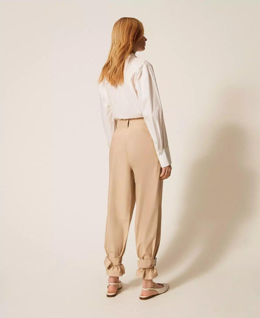 Pantalone Twinset Actitude in popeline donna