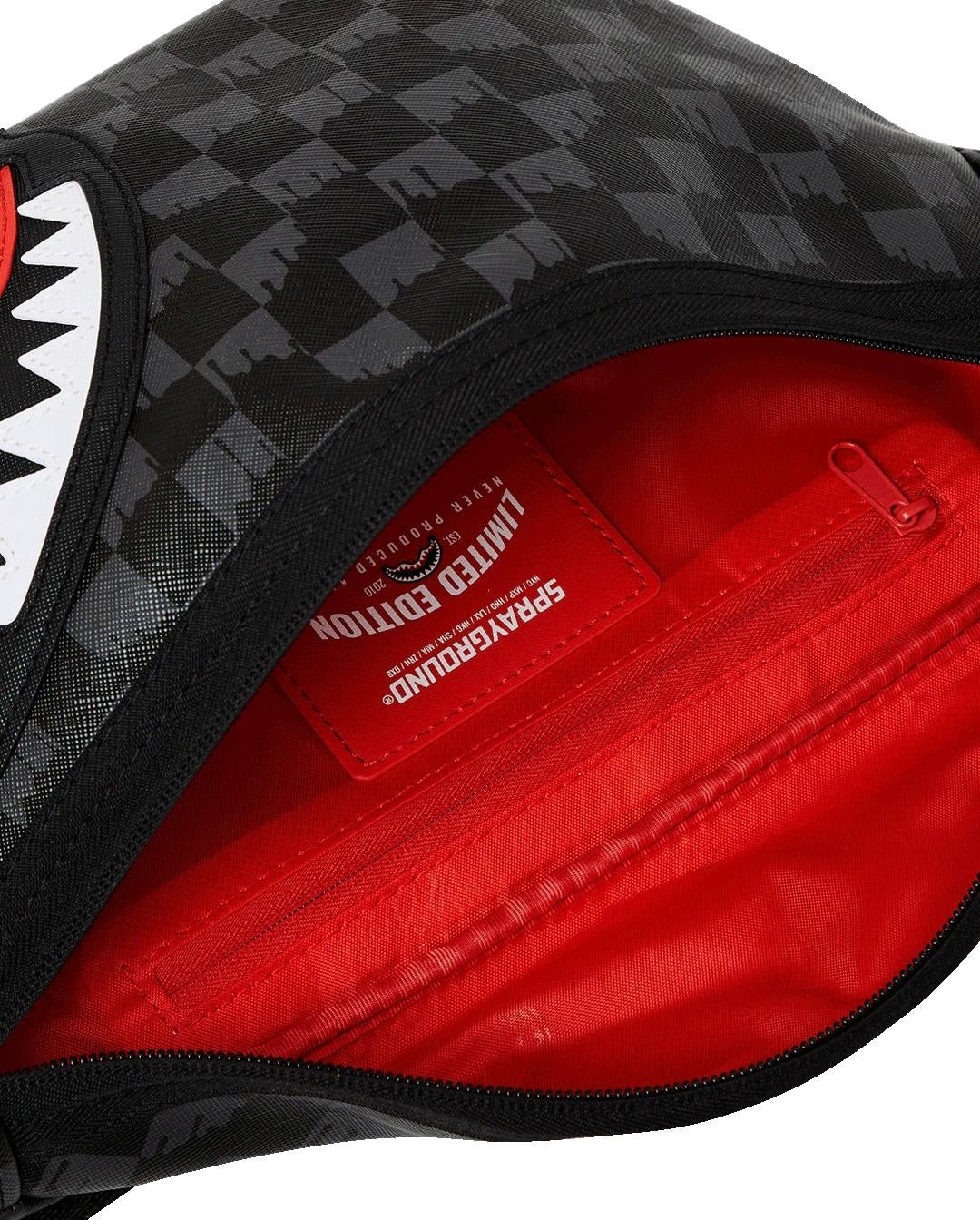 Marsupio Sprayground nero Dripping sharks in paris savvy crossbody