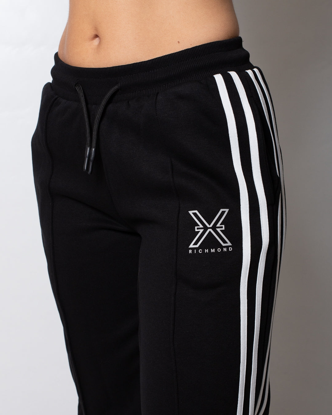 Pantalone Richmond X in felpa con bande a contrasto donna