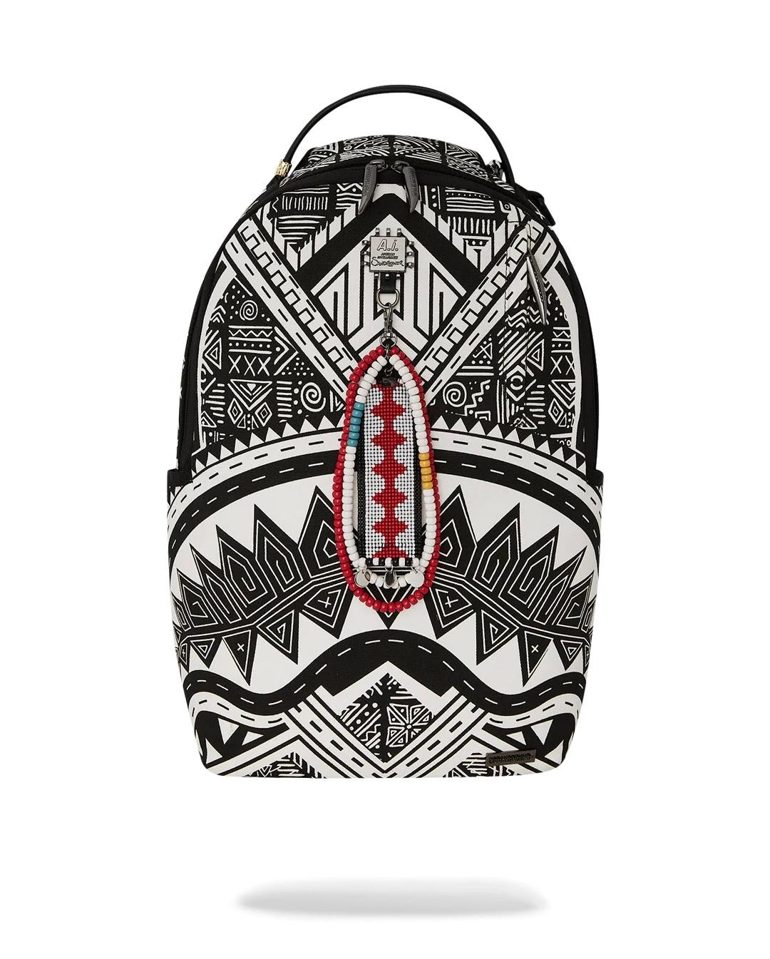 Zaino Sprayground bianco A.I. journey to the mind dlxv backpack