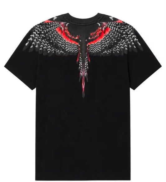 T-Shirt Marcelo Burlon girocollo "Icon Wings Colorfull" uomo