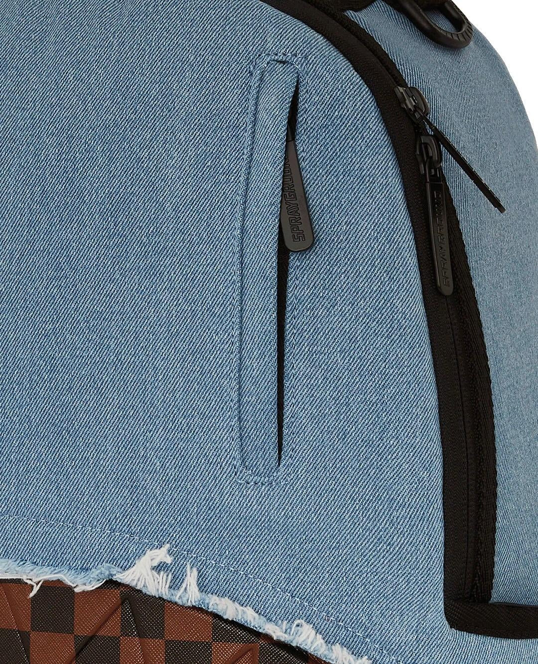 Zaino Sprayground denim shark bite dlxsv backpack