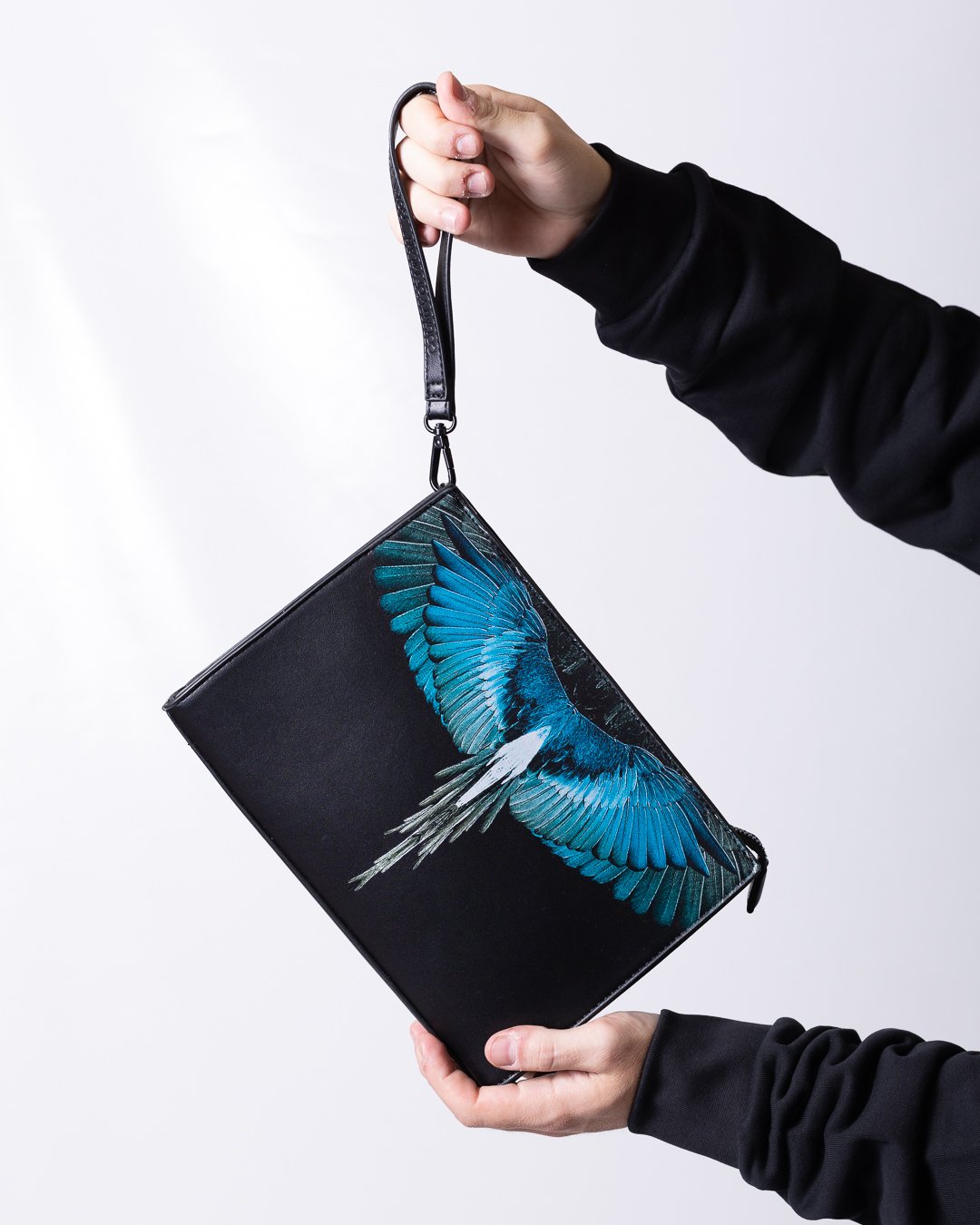 Pochette Marcelo Burlon in ecopelle "Icon Wings"