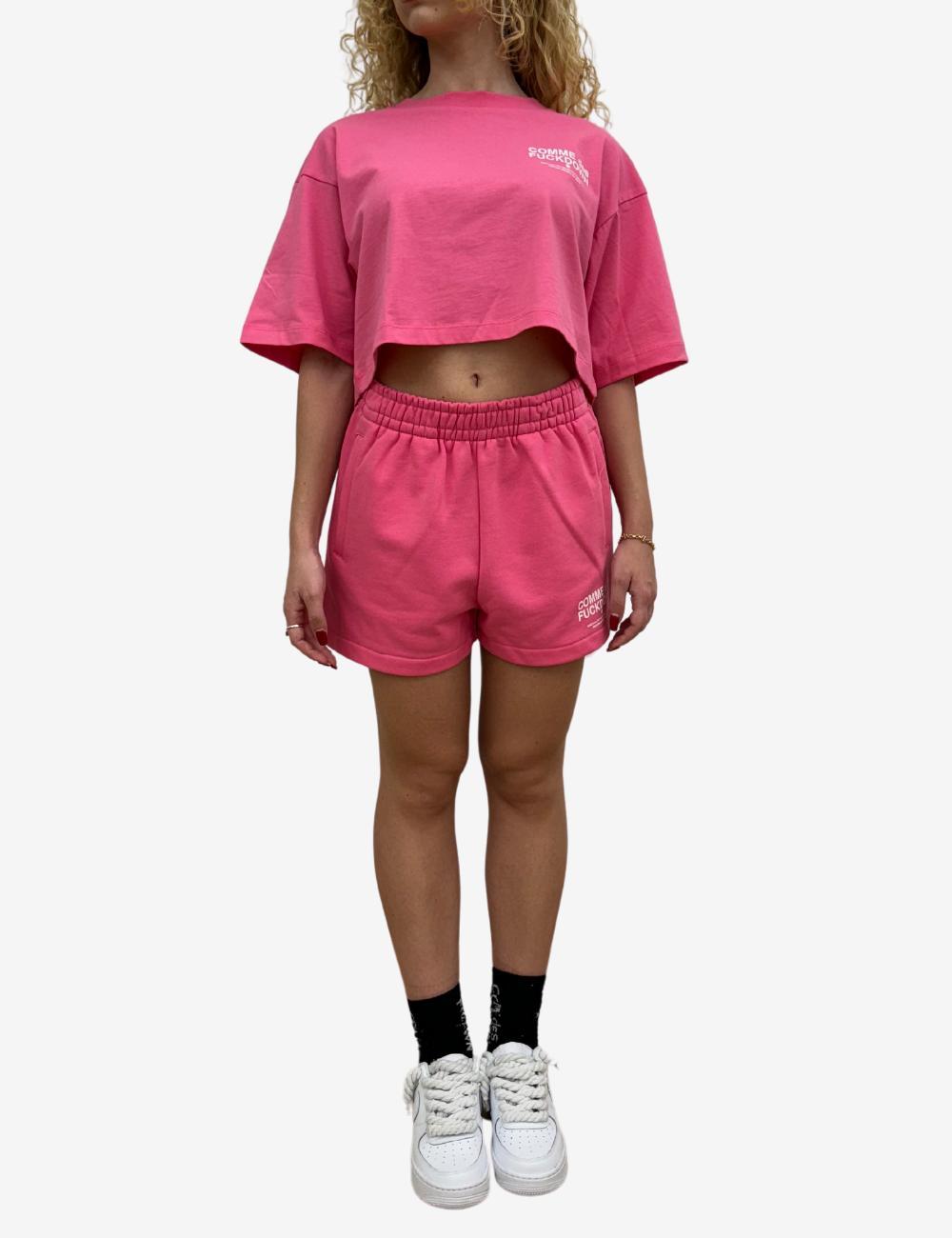Short Comme Des Fuckdown logato donna